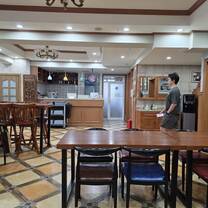 Inside the restaurant