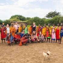 Golden Oriole Adventures participants experiencing Maasai culture and community life in Loita.