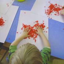 Volunteers in a childrens education and arts project in Ireland