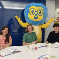 Learn Chinese in Taipei with our mascot Lex the Lion