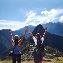 Machu Picchu with Friends