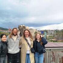 Students at Guggenheim in Bilbao