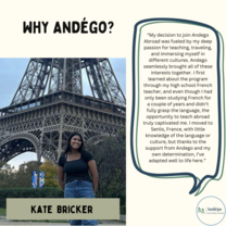 Kate explains 'Why Andégo?'