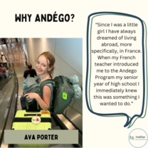 Ava explains 'Why Andégo?'