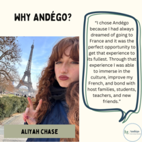 Aliyah explains 'Why Andégo?'