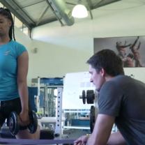 An athlete participates in a rehab session with a VAC physical therapy in Cape Town 