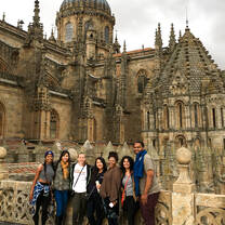 AIFS Abroad students in Salamanca, Spain