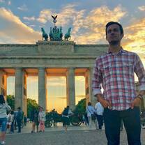 AIFS Abroad study abroad student in Berlin, Germany at Brandenburg Gate