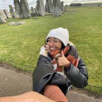 AIFS Abroad study abroad student at Stonehenge