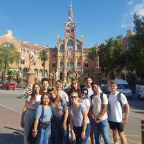 AIFS Abroad students in Barcelona, Spain