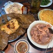 Food cooked with the lotus plant
