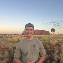 Ayden at Uluru