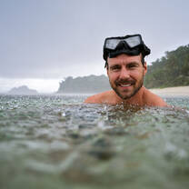 Reef Buddy Volunteers enjoying everything Dauin has to offer.  Even rain