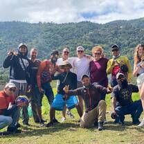 Our team after paragliding 