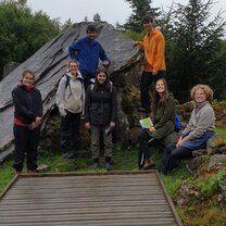 The group having fun at Cavan Buren