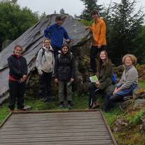 The group having fun at Cavan Buren