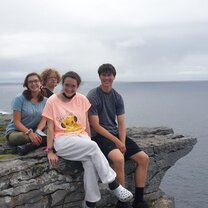 Dun Angus, a prehistoric fort on the sea cliffs of the Aran Islands