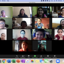 My students and I during the Virtual Summer Program