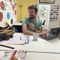 Haldan in his all-time mood