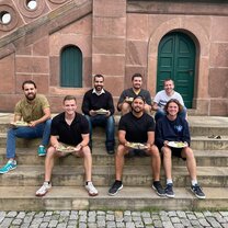 With some of the other international volunteers