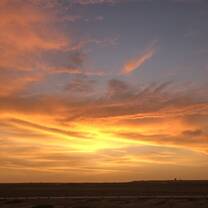 Sunset from the camp
