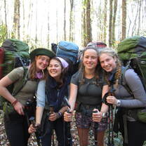 This was our capstone backpack! Us students had planned all the logistics, food, and gear for the trip using the summation of skills we learned over the semester.