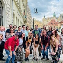 Class of August 2021 in front of TLH 