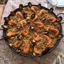 We ate the famous (delicious and healthy) mediterranean diet.
