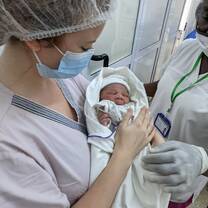 Volunteering on the labour ward
