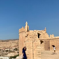 Myself at the famed Alcazaba fortress in the city of Almeria, Andalucía, Spain.
