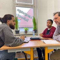 German lesson at the EC