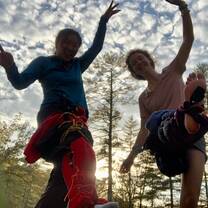 Practice splints we made for ourselves during the Wilderness First Responder Course