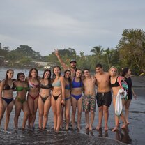 A great beach day in Puerto Viejo, Costa Rica.