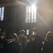 Guiding a trip around our exhibition POINTS OF RESISTANCE