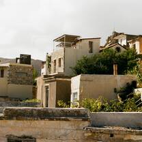 Old architecture in the Crete village we stayed in