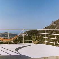 The view from the balcony at our home in Crete. 