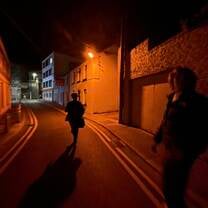 running in the streets of Galway