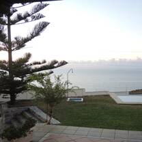 View from the porch over the sea.