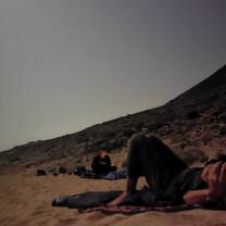 I slept under the night sky 