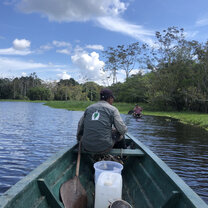 From a fishing trip near the observation tower 