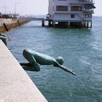 Along the promenade in Santander