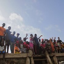 Saying goodbye to our homestay families in Niodior island