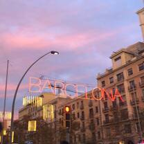 Barcelona at Sunset