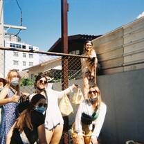 Trip go Pattaya Beach! We had to climb a fence to get back to our Airbnb