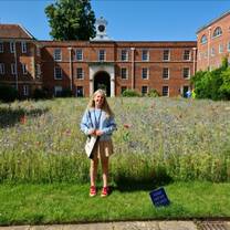 Me in front of my college in Oxford