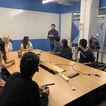 We are participating in orientation activities in order to get used to the internship program more quickly.