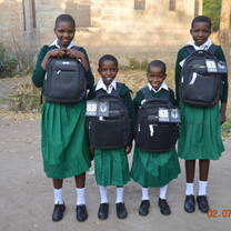 Girl child ready to go back to school