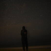 Star Gazing While Waiting for a Mama Turtle to Lay Her Eggs