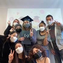 My class on my graduation day!