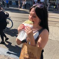 Trying typical Dutch treats